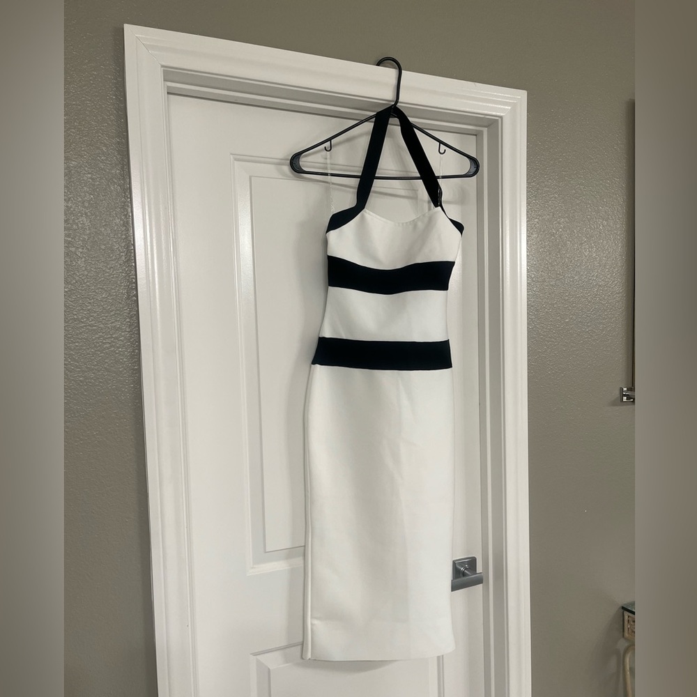 NWT Fashion Nova Desire More Bandage Halter Midi Dress - Picture 5 of 6